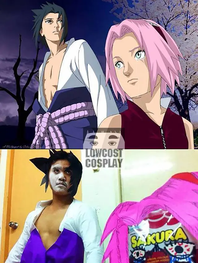6 Cosplay Low Budget Jadi Naruto dan Sasuke Ini Kocak Pol