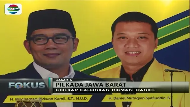 Ridwan Kamil resmi didukung Golkar untuk maju di Pilgub Jawa Barat pada 2018 mendatang. Bagaimana nasib Dedi Mulyadi?