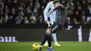 Ini merupakan gol pertamanya di Liga Spanyol pada musim ini. Pemain berkebangsaan Uruguay tersebut tercatat tampil sebanyak 25 kali dengan 1 gol dan 7 assist sejauh ini di liga. (AFP/Miguel Riopa)