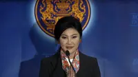 Rabu, 7 Mei 2014, Pengadilan Thailand resmi memberhentikan Perdana Menteri (PM) Yingluck Shinawatra. (REUTERS/Chaiwat Subprasom)