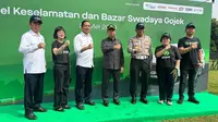 Program keselamatan berlalu lintas di Lapangan Aldiron, Pancoran, Selasa (23/5/2023). (Foto: Istimewa)