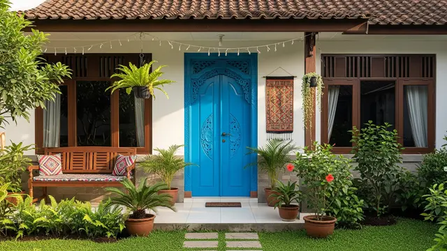 Cara Sederhana Percantik Eksterior Rumah Tanpa Renovasi Berlebihan/Gemini AI