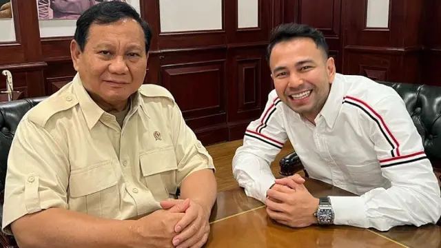 Melalui Akun Instagram @raffinagita1717, Presenter Raffi Ahmad Memamerkan Momen Makan Siang Bersama Ketua Umum Partai Gerindra, Prabowo Subianto yang Berlangsung pada Senin 31 Juli 2023 (instagram.com/raffinagita1717)