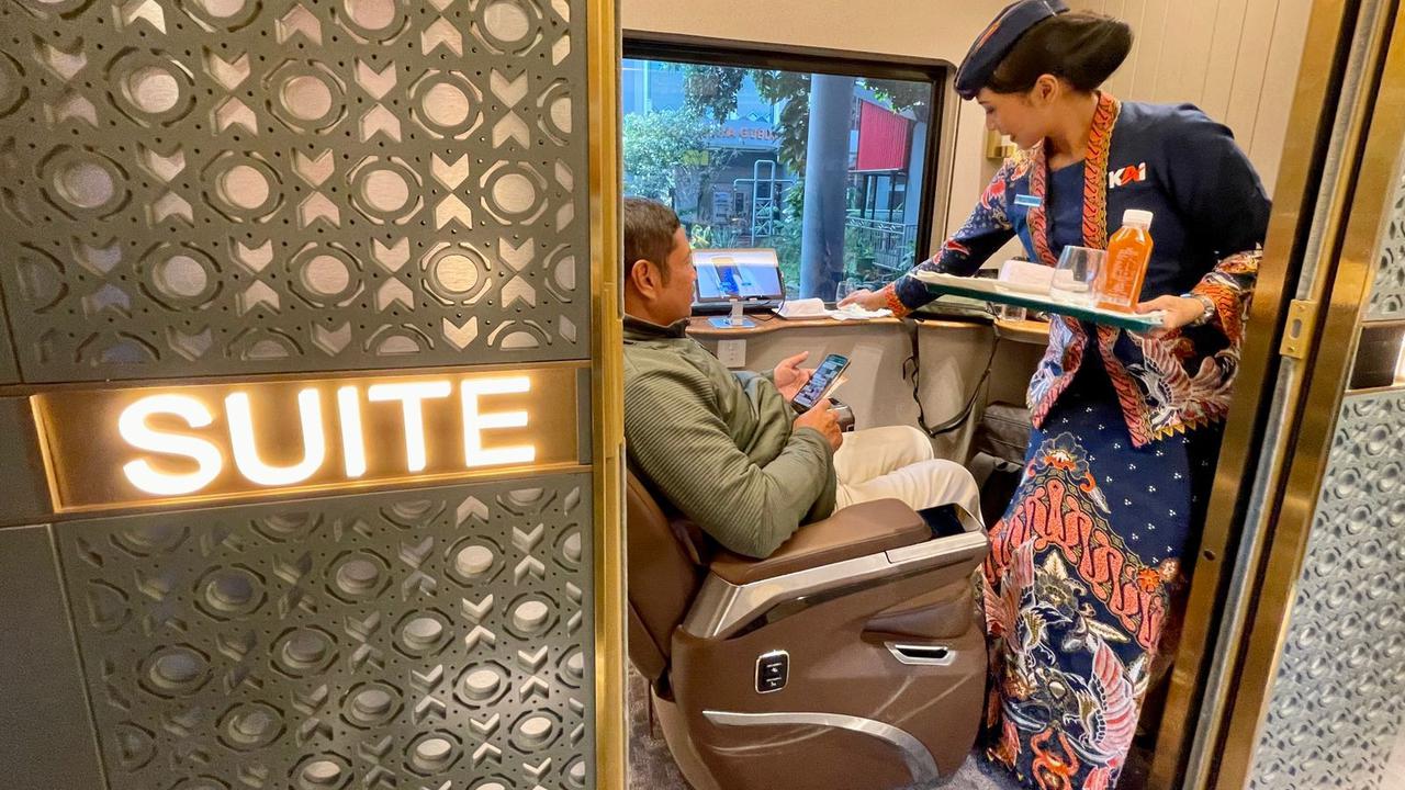 Kereta Suite Class Compartment Surabaya-Gambir dipatok dengan harga Rp 1.950.000. (Dian Kurniawan/Liputan6.com)