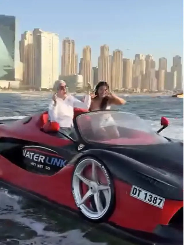 6 Potret Erin Taulany Liburan Mewah di Dubai Bareng Arlova, Seru Naik Jet Car