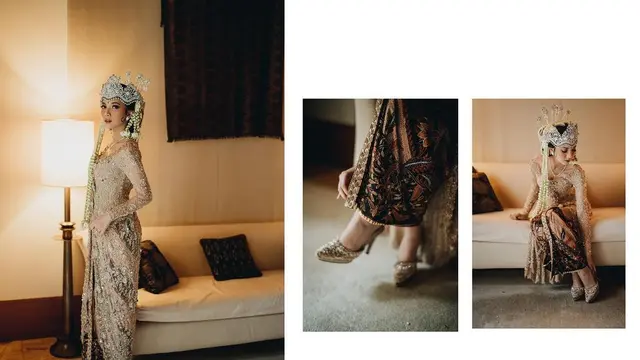 6 Potret Detail Busana dan Makeup Sheila Dara Aisha saat Menikah, Memesona
