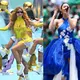 Mulai dari Shakira, Tyla, hingga EJAE, para musisi yang tampil di panggung pembuka sukses mencuri perhatian lewat pilihan busana yang penuh warna dan mencerminkan semangat perayaan global. [@entertainmentonight/@allure].
