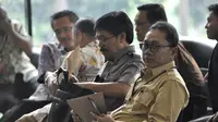 Zulkifli Hasan diperiksa dalam kapasitasnya sebagai mantan Menteri Kehutanan di periode pemeritahan kemarin, Jakarta, Selasa (11/11/2014). (Liputan6.com/Miftahul Hayat) 