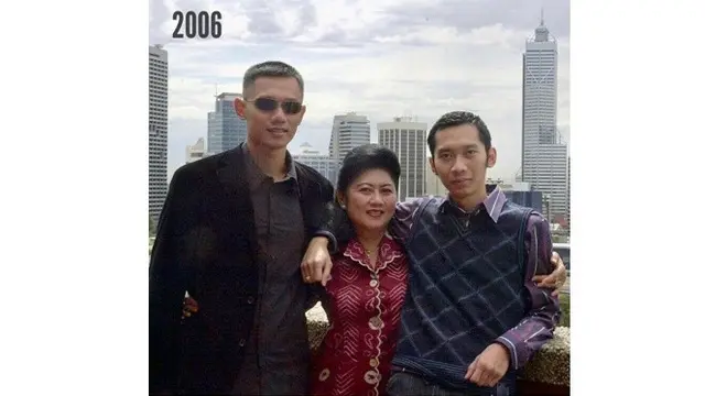 7 Potret Kebersamaan Ani Yudhoyono dengan Kedua Putranya Dari Kecil Hingga Dewasa