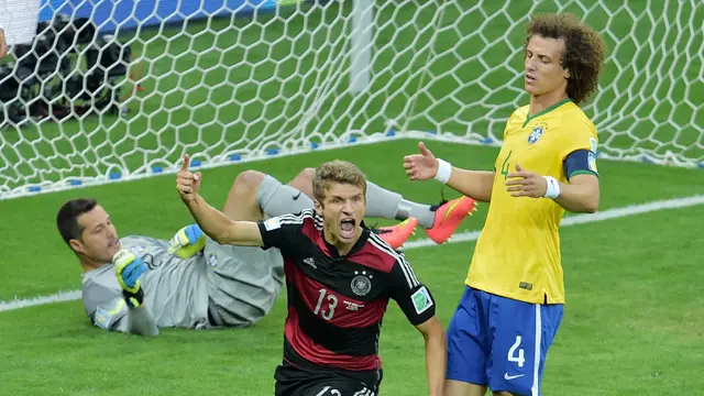 Momen Brasil Dibuat Luluh Lantak Oleh Jerman di Piala Dunia 2014