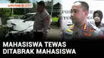 Seorang mahasiswa UGM yang tewas ditabrak mobil oleh sesama mahasiswa di universitas yang sama dengan korban. Sempat jadi sorotan publik, pengendara ini belum ditahan dan kini polisi telah menetapkan pengemudi mobil sebagai tersangka.