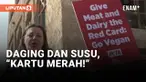 Sejumlah pihak memanfaatkan momentum Piala Dunia 2022 Qatar untuk tujuan tertentu. Salah satunya aktivis yang menyuarakan pola hidup vegan di tengah kota Doha.