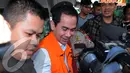 Menurut Johan Budi, aset-aset yang akan disita adalah yang berkaitan dengan dugaan tindak pidana yang disangkakan kepada Wawan, Jumat (11/4/2014) (Liputan6.com/Faisal R Syam).