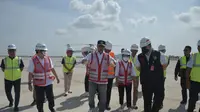 Menhub Budi Karya mengunjungi lokasi Proyek Strategis Nasional (PSN) Bandara Dhoho di Kabupaten Kediri, Jawa Timur (dok: BKIP)