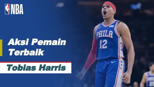 Berita video aksi-aksi keren Tobias Harris saat Philadelphia 76ers kalahkan Charlote Hornets di NBA, Minggu (3/1/21)