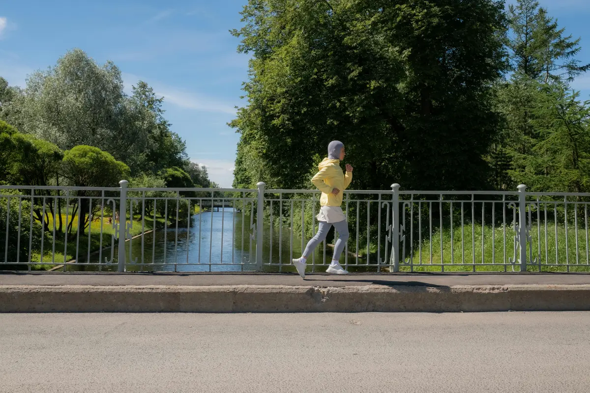 Wanita sedang jogging