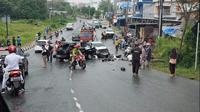 Kasus kecelakaan lalu lintas yang terjadi di wilayah Balikpapan. Jasa Raharja pun memberikan santunan kepada para korbannya.