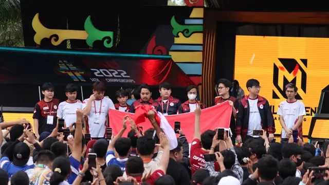 Timnas MLBB Indonesia Juara IESF WEC 2022