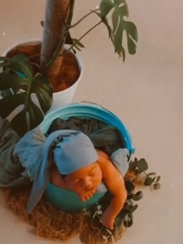 5 Gaya Pemotretan Baby Born Anak Westny Dj, Menggemaskan