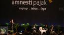 Presiden Joko Widodo memberikan arahan saat Sosialisasi Amnesti Pajak (Tax Amnesty) di Jakarta, Senin (1/8). Jokowi menyampaikan bahwa ada saluran khusus (hotline) bagi aduan dan keluhan pelayanan tax amnesty. (Liputan6.com/Faizal Fanani)
