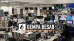 Gempa besar berkekuatan magnitudo 7 mengguncang Jepang Sabtu (20/3) waktu setempat. Detik-detik gempa menakutkan ini terekam kamera di beberapa tempat.