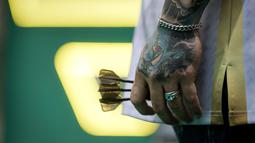 Meskipun begitu, Tirta sukses membalikkan keadaan dan unggul hingga 3-1. (Bola.com/Bagaskara Lazuardi)