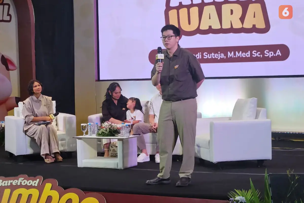 Konselor Pemberi Makan Bayi dan Anak (PMBA), Dr. Ian Suryadi Suteja, M.Med.Sc., Sp.A (Foto: Aditya Eka Prawira/Liputan6.com)