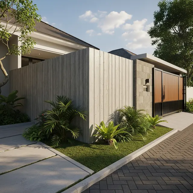 Pembatas Rumah yang Estetik dan Fungsional Selain Pagar