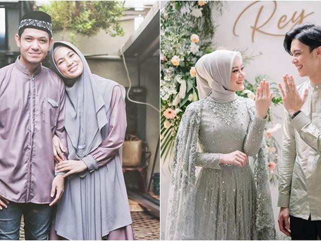 7 Pasangan Seleb Ini Berjodoh Lewat Taaruf Terbaru Dinda Hauw Dan Rey Mbayang Hot Liputan6 Com