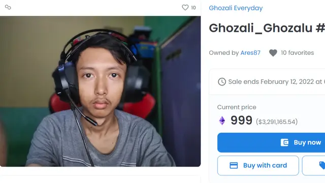 6 Foto Selfie Ghozali Everyday dengan Harga Fantastis di NFT, Ada yang Tembus Rp1,3 Triliun