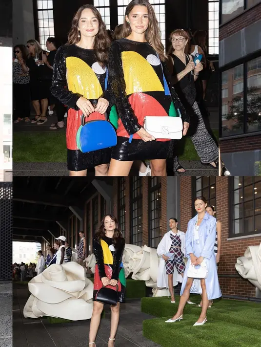 Enzy juga membiarkan rambut panjangnya tergerai. Ia menata rambutnya ikal bergelombang. [Foto: Instagram/enzystoria]