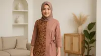 8 Model Baju Batik Lengan 3/4 untuk Kerja hingga Acara Formal, Nyaman dan Tetap Profesional