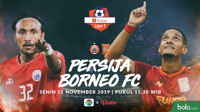 Shopee Liga 1 - Persija Jakarta Vs Borneo FC - Head to Head (Bola.com/Adreanus Titus)