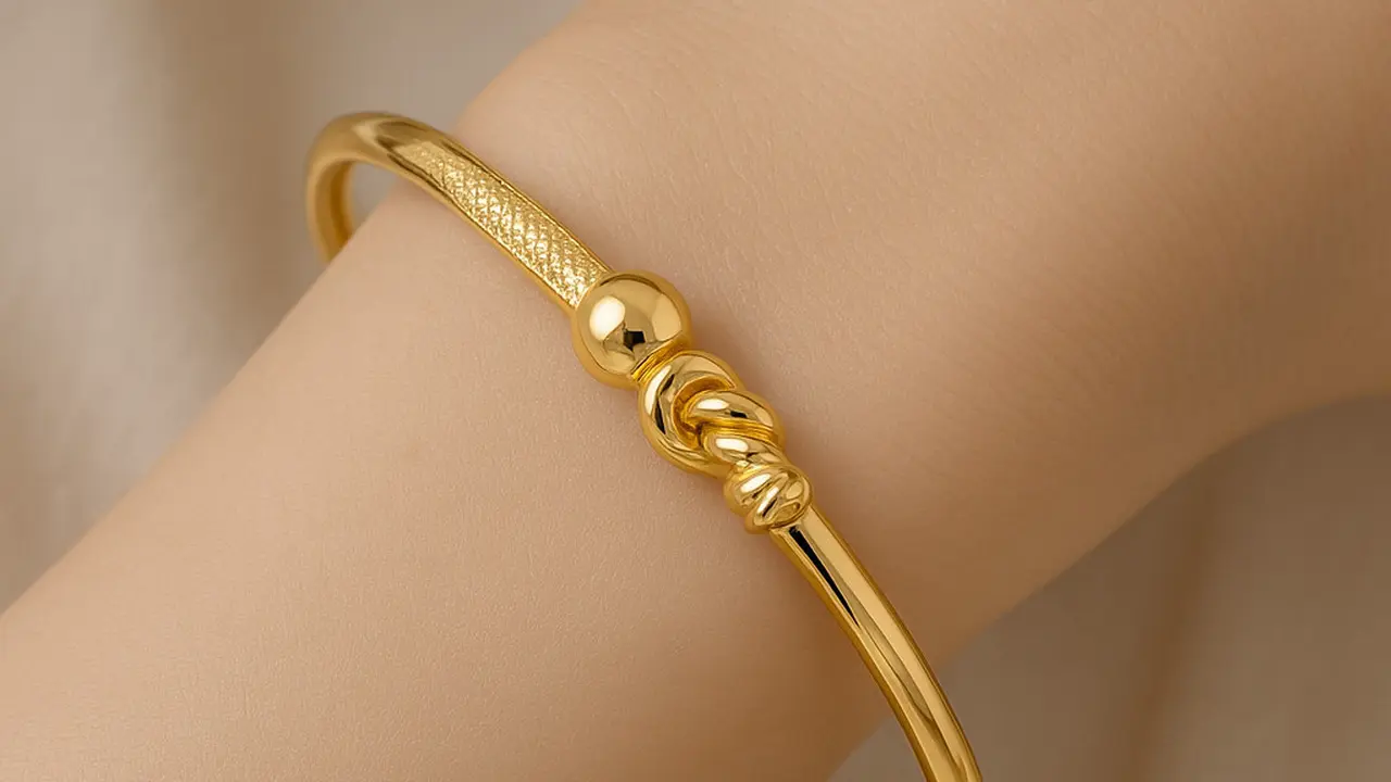 Model Gelang Emas Bangle yang Lagi Trend