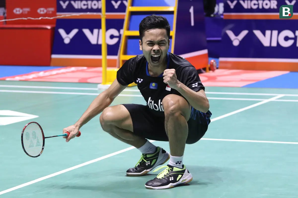 Tunggal putra Indonesia, Anthony Sinisuka Ginting.
