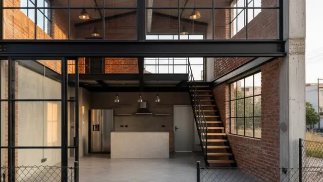 Model Rumah Kecil Tapi Luas dengan Pintu Geser dan Interior Terbuka