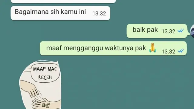 6 Chat Iseng Dosen Kirim Stiker WA ke Mahasiswa Ini Kocak