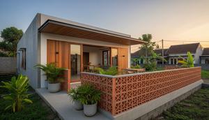 Roaster Rumah Agar Teras Terasa Luas tapi Privasi Terjaga/ AI