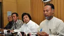 Menteri Lingkungan Hidup dan Kehutanan Siti Nurbaya saat konferensi pers di Gedung KPK, Jakarta, Jumat (7/11/2014) (Liputan6.com/Miftahul Hayat)