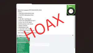 Cek Fakta: Hoaks Link Pendaftaran Lowongan Kerja BPJS Kesehatan
