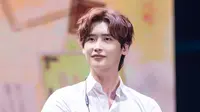 Lee Jong Suk saat dan meeting di Jakarta. (Foto: Applewood)