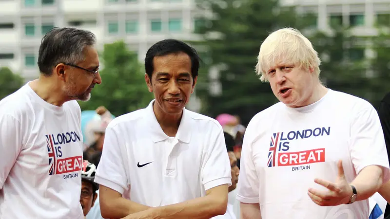 Presiden Jokowi Bersepeda Bareng Walikota London