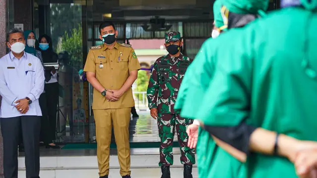 Bobby Nasution: Positif Covid-19 di Kota Medan Menurun, Masyarakat Harus Tetap Displin Prokes