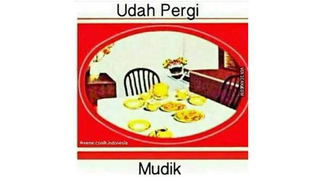 Meme mudik lebaran (Sumber: 1cak)