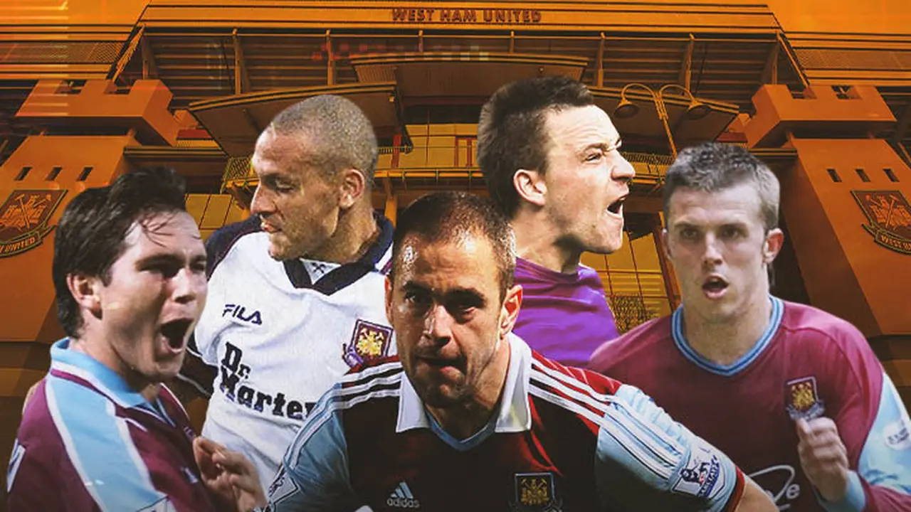 West Ham United - Frank Lampard, John Terry, Michael Carrick, Rio Ferdinand, Joe Cole