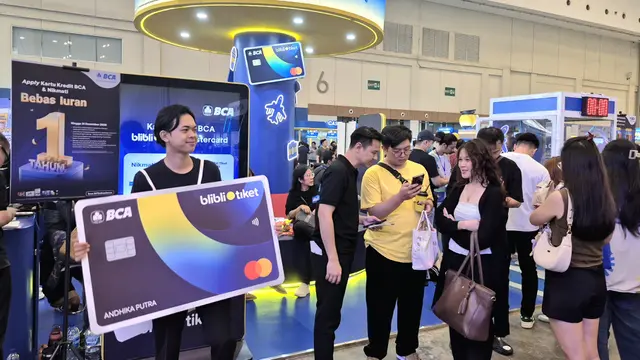 Booth Kartu Kredit BCA Blibli Tiket Mastercard di BCA Expo 2026