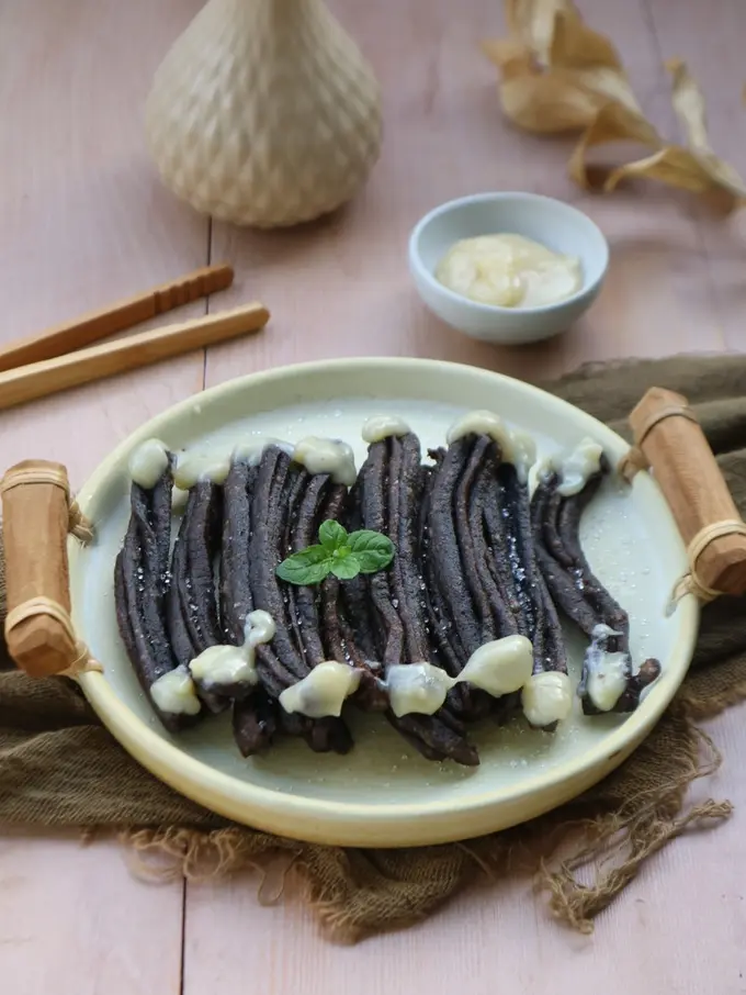 oreo churros hitam