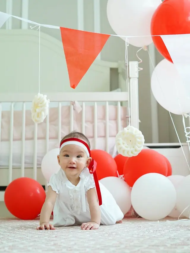 7 Potret Shandy Aulia Ajak Baby Claire Rayakan HUT RI ke-75, Seru Banget
