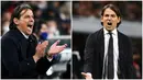 <p>Foto kombo Filippo Inzaghi (kiri) dan Simone Inzaghi yang merupakan legenda klub Liga Italia AC Milan dan Lazio. Pada saat mereka masih bermain untuk klub, karir Filippo lebih mentereng dibandingkan Simone. Namun sekarang justru kebalikannya, sang adik saat ini menjadi pelatih Inter Milan yang sedang berjuang meraih Scudetto. Sedangkan nahas bagi Filippo yang baru saja dipecat dari klub Serie B, Brescia. (AFP/Vicenzo Pinto/Miguel Medina)</p>