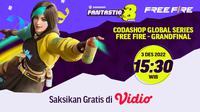 Link Live Streaming Codashop Global Series Free Fire Grandfinal di Vidio, Sabtu 3 Desember